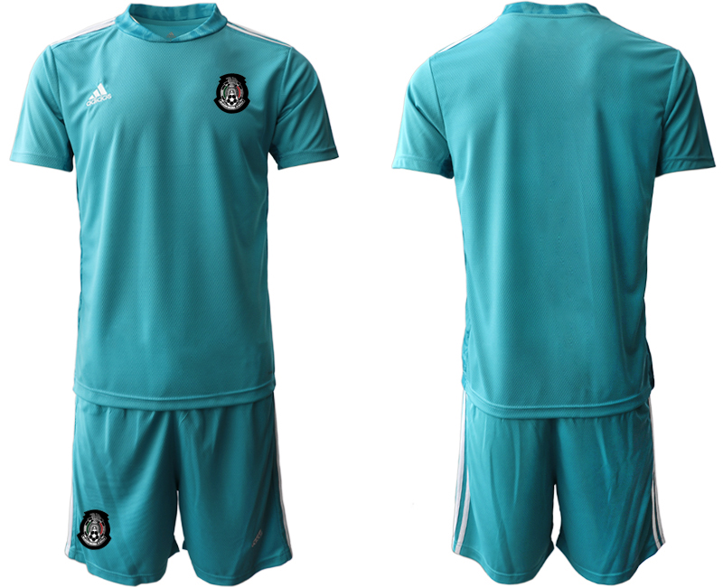 Men 2020-2021 Season National team Mexico goalkeeper blue Soccer Jersey